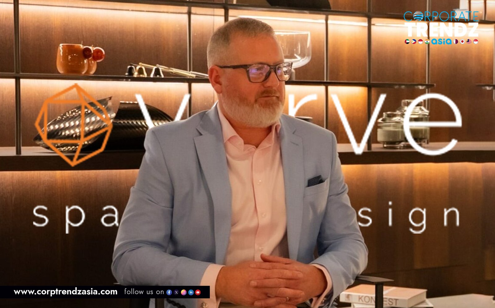 A professional headshot of Kevin Mashford, the newly appointed Chief Executive Officer of Verve Design & Build.