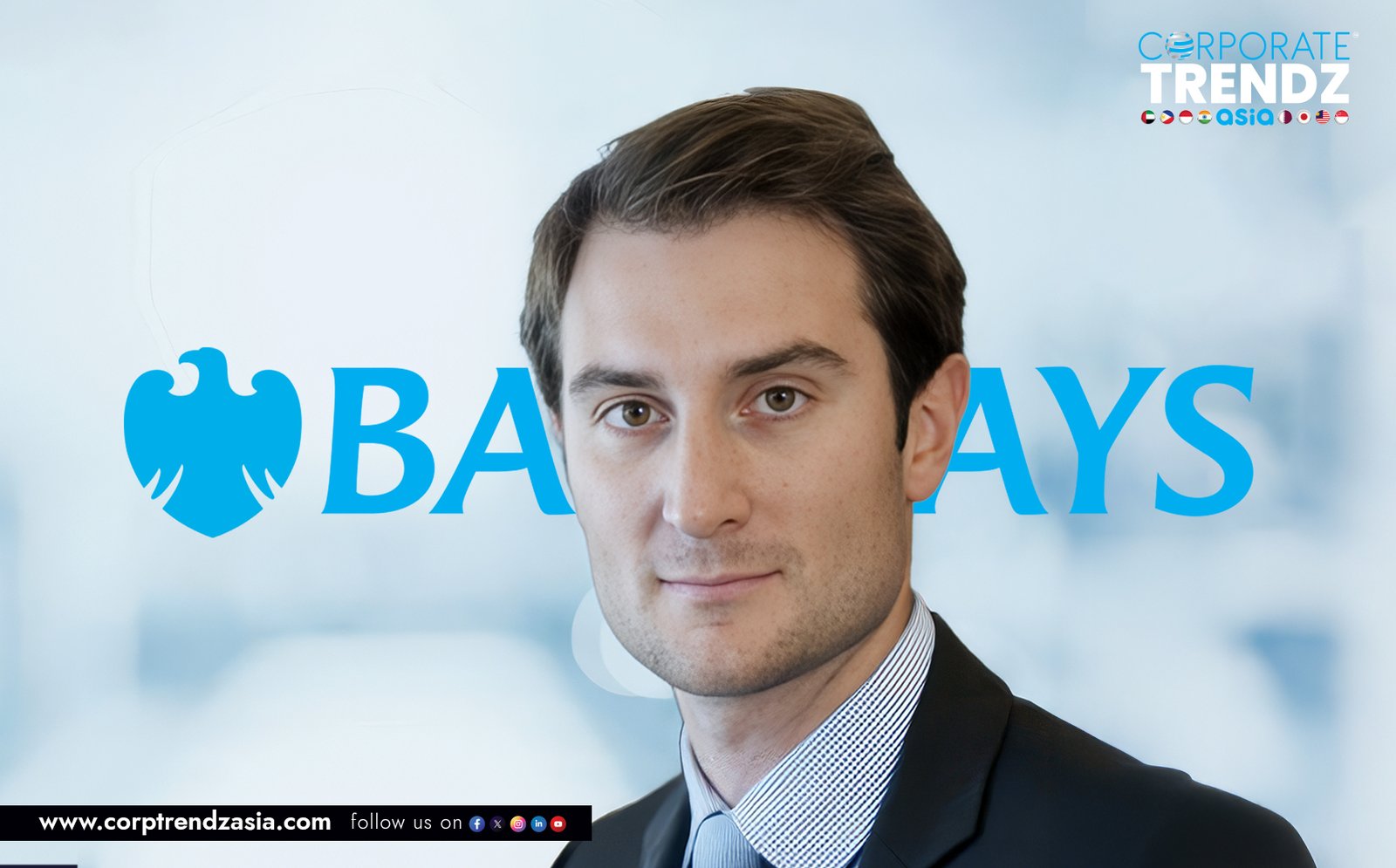 A professional headshot of Jean Francois Mastrangelo, the newly appointed Head of Markets for the Asia Pacific region at Barclays.