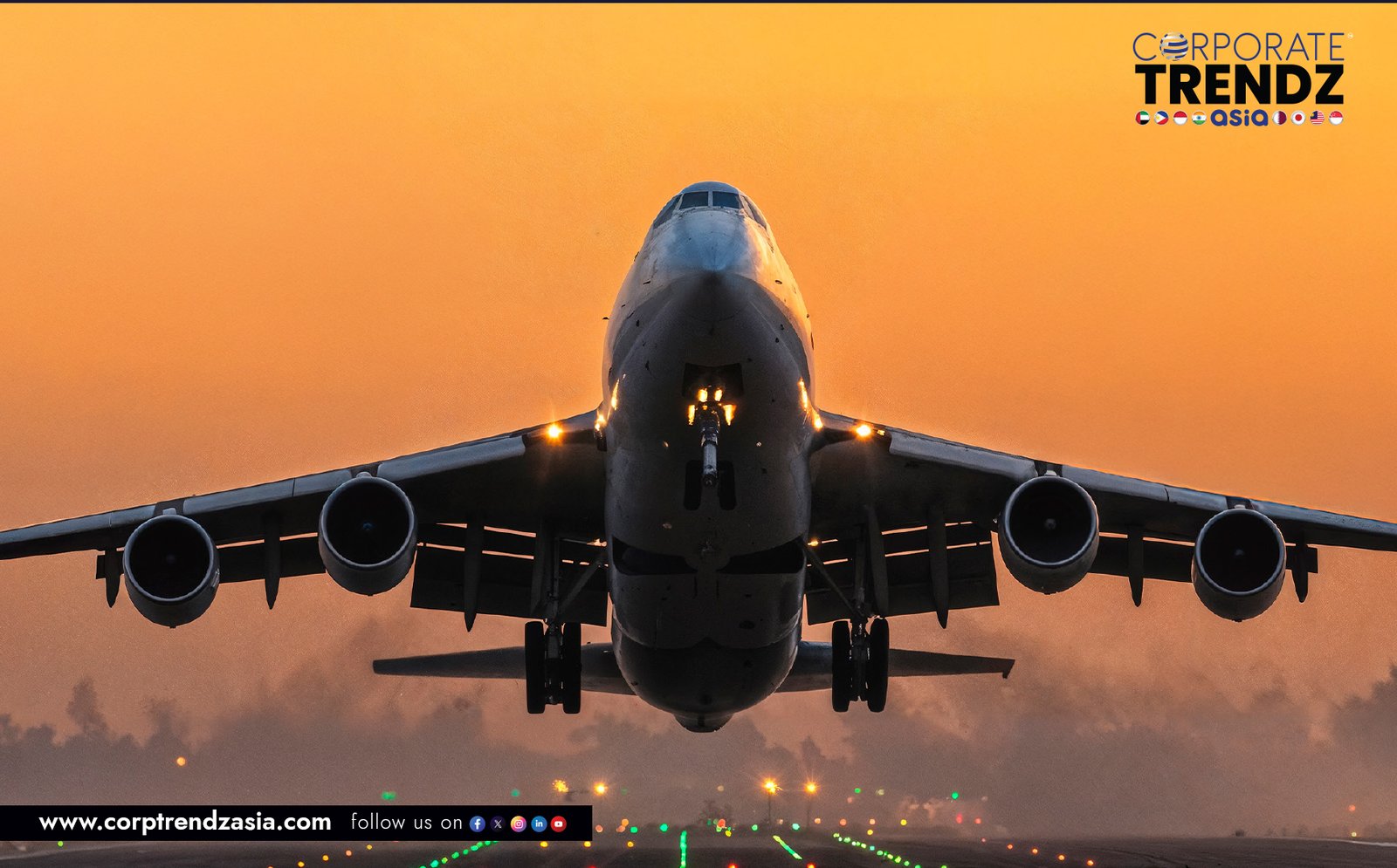 A futuristic, eco-friendly aircraft flying, symbolizing sustainable aviation technology.